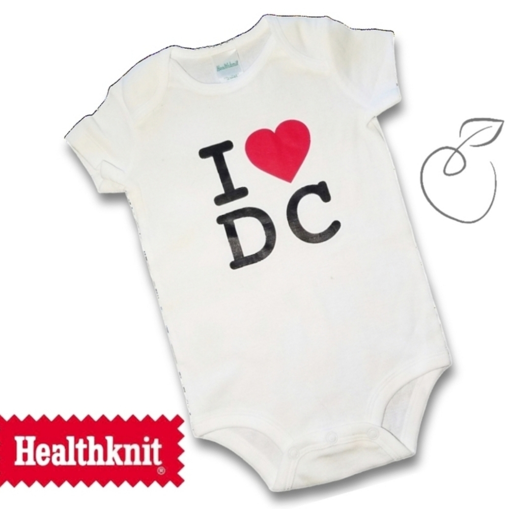 HEALTHKNIT "I ❤ DC " ONE-PIECE 12 MOS - Picture 8 of 10